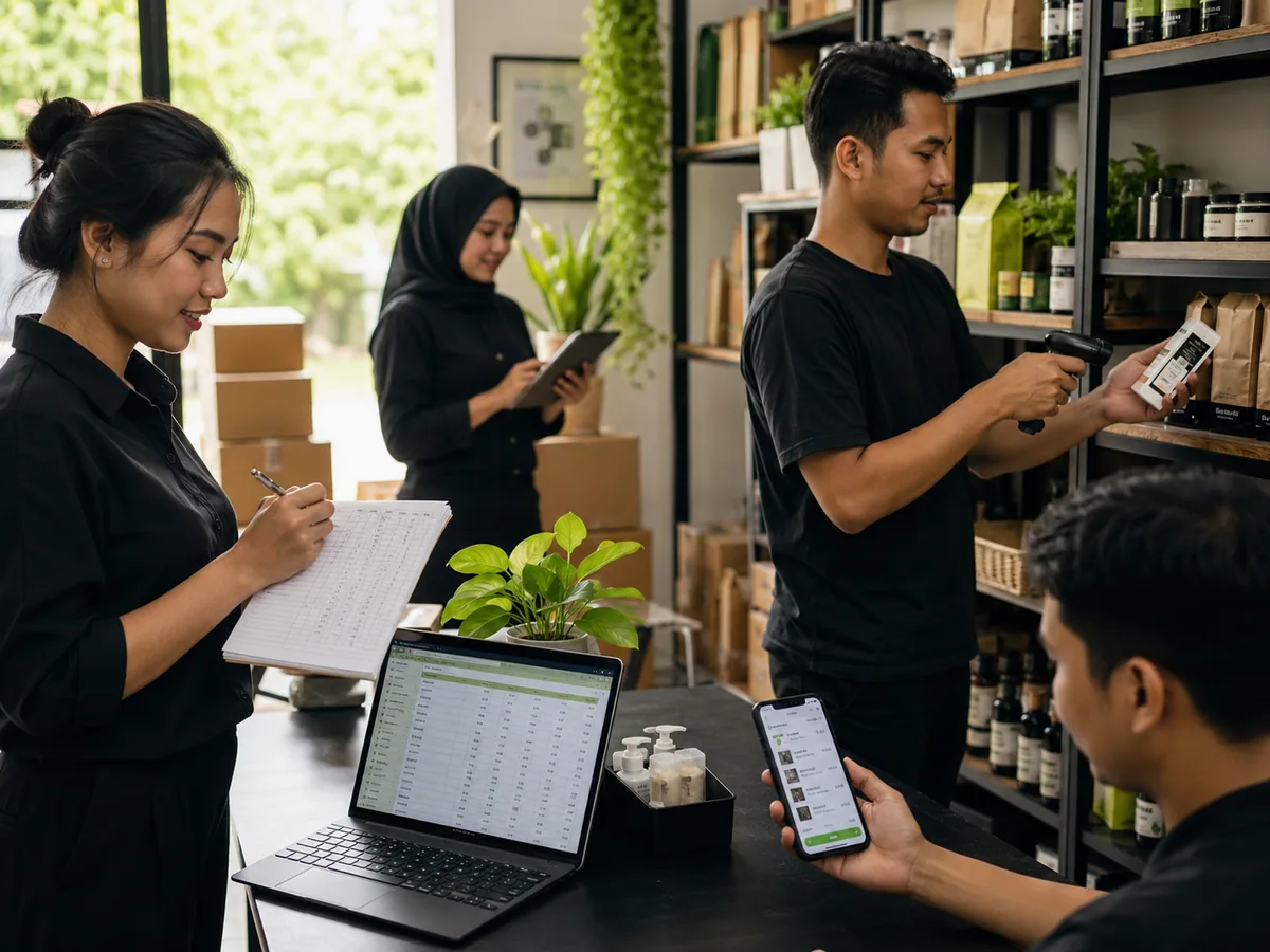 Ragam tools stock opname dari kartu hitung manual, spreadsheet, hingga aplikasi inventaris dan pemindai barcode