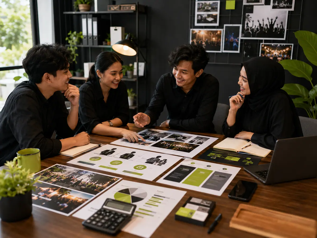 Tujuh komponen penting proposal sponsorship: latar belakang acara, profil penyelenggara, manfaat sponsor, paket, kontraprestasi, anggaran, dan kontak