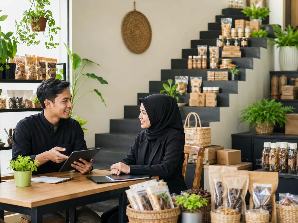 Ilustrasi jenjang plafon pembiayaan KUR Pegadaian Syariah untuk usaha mikro