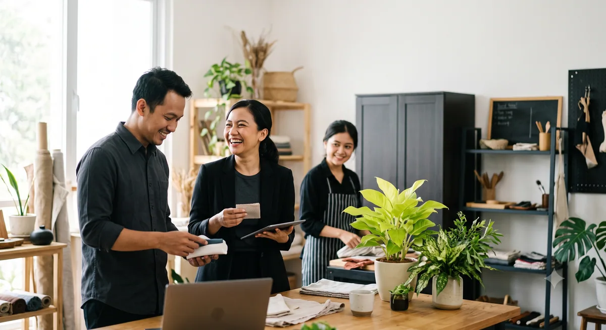 Lima jenis strategi ekspansi bisnis: buka cabang, lini produk baru, pasar baru, waralaba, dan ekspansi online