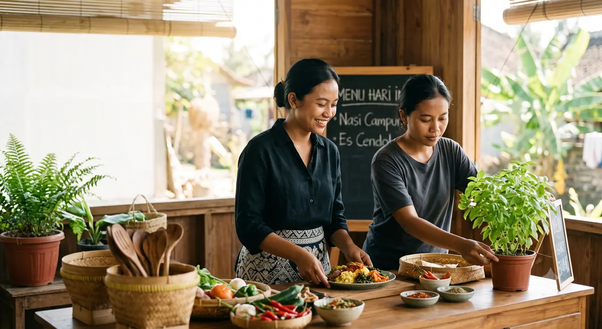 Usaha kuliner rumahan dan warung sebagai ide usaha untuk pemula di desa